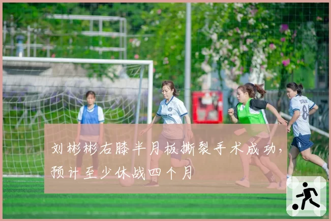 刘彬彬右膝半月板撕裂手术成功,预计至少休战四个月